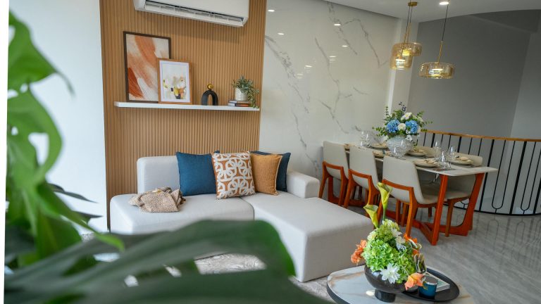Nhà mẫu dự án The Link City - Đồng Nai Căn giữa